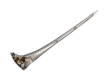 Haubengriff Aluminium verchromt - 356 B | 356 C - m. Unterlagen u. Befestigungsmaterial - 644 559 021 05